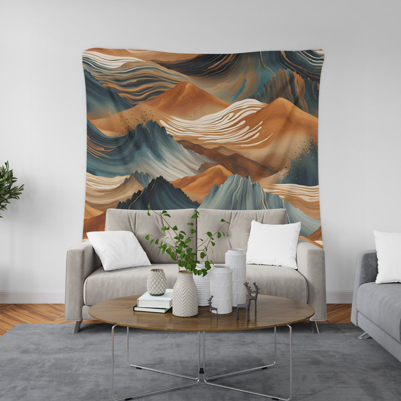 Tapisserie murale, H 60 po x l 51 po x P 0,5 po