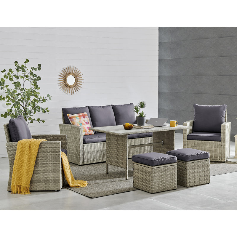 Harrisonville 7 - Person Patio Conversation Set