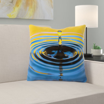 Water Throw Pillow