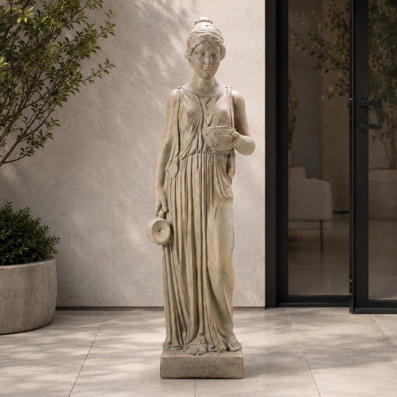 Statue de jardin grecque et romaine 49,6 po