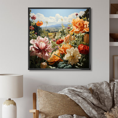 «Garden Reverie Blooms I» sur toile