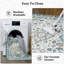 Rectangle Abstract Washable Area Rug-805909377-805909379