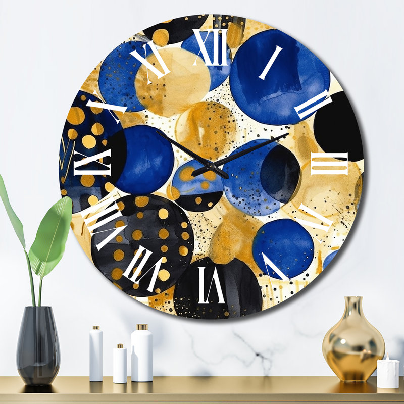 Horloge murale en métal, Grand