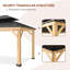 Abri de jardin permanent en bois 13 pi L 11 pi. D Pavillon de jardin en bois massif - Pavillon de jardin en acier galvanisé à toit rigide