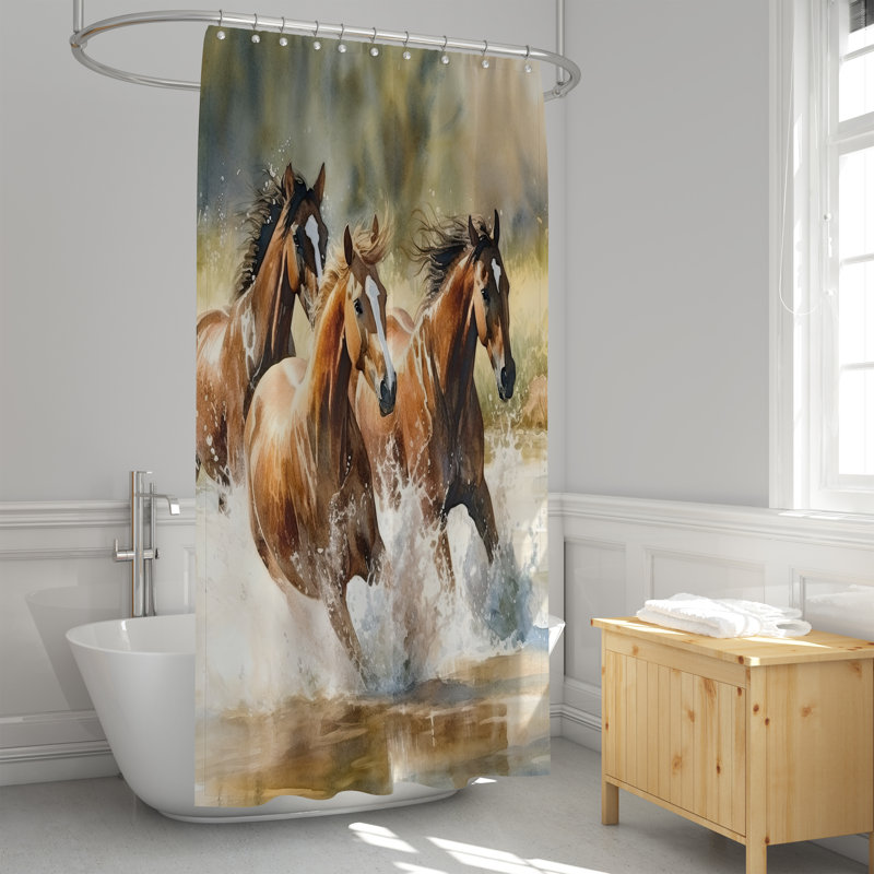 Shower Curtain, 90" H x 71" W