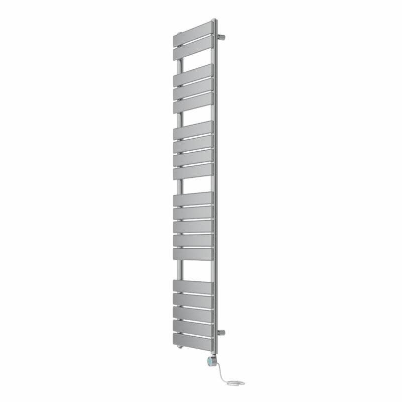 Flat Panel Towel Rail Heated Towel Rails, Chrome, 180cm H x 45cm W x 6.2cm D