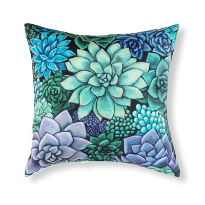 Succulent Indoor/Outdoor Throw Pillow