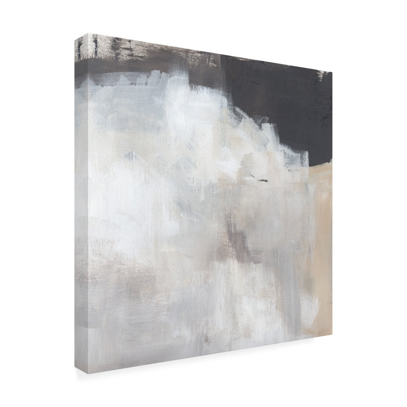 Neutral Abstract I Modern & Contemporary, 14" H x 14" W
