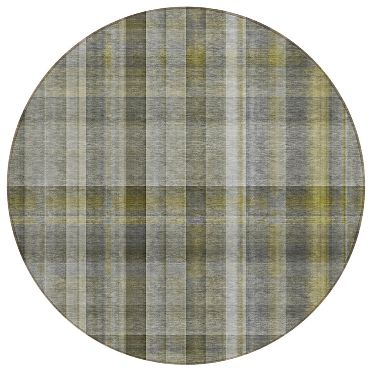Alfonzo Washable Striped Indoor / Outdoor Rug