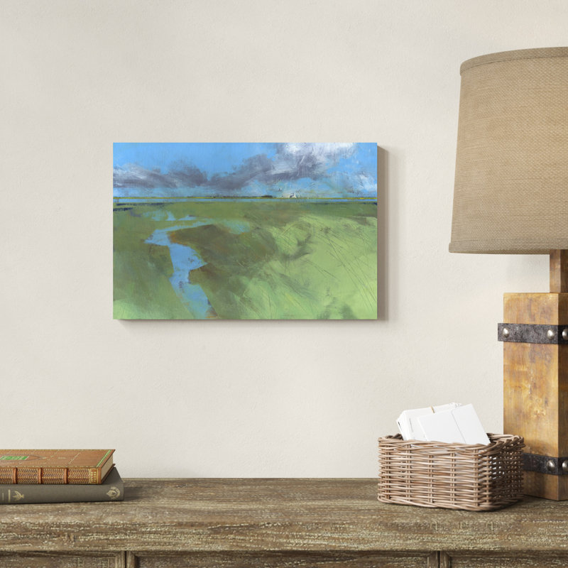 «Back Water High Tide» par Paul Bailey, reproduction d'art sur toile, H 12 po x l 18 po