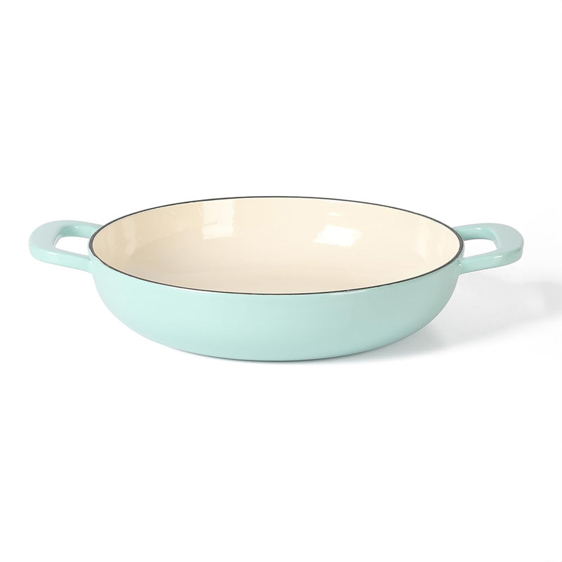 Braisière en fonte émaillée Martha Stewart de 3,5 pintes - Bleu Martha