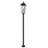 Gannon 3 Light Outdoor Post Mount Fixture in Black-100157041