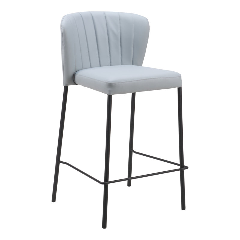 Tabouret Linz, Tabouret de comptoir (siège d'une hauteur de 25,8, Gris