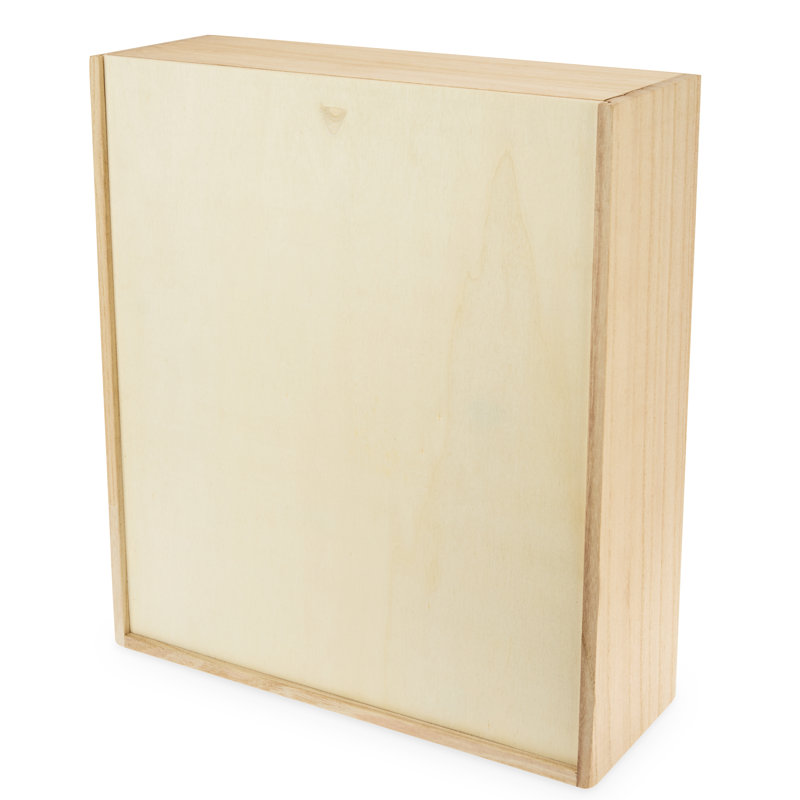 3-Bottle Wood Wine Box