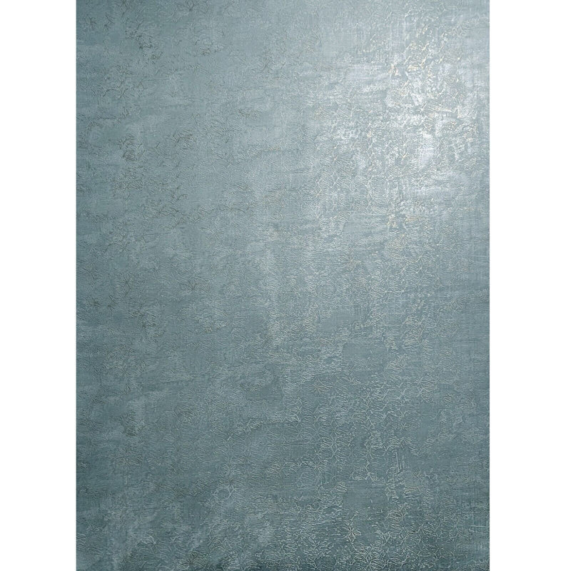 Papier peint moderne texturé moderne en faux plâtre, Bleu sarcelle