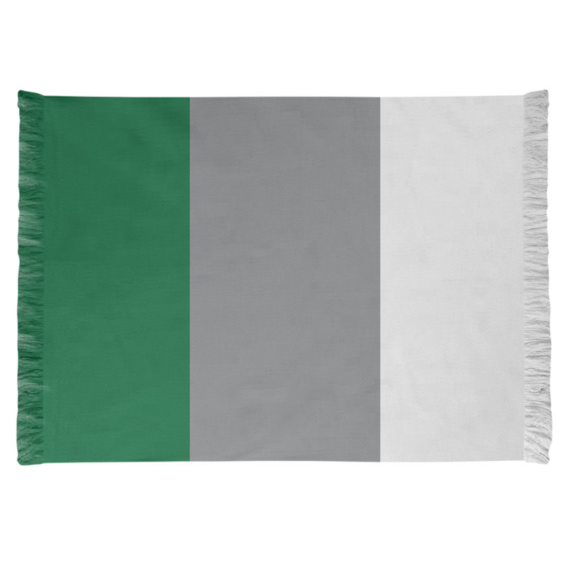 Tapis vert/gris philadelphia retour, Non