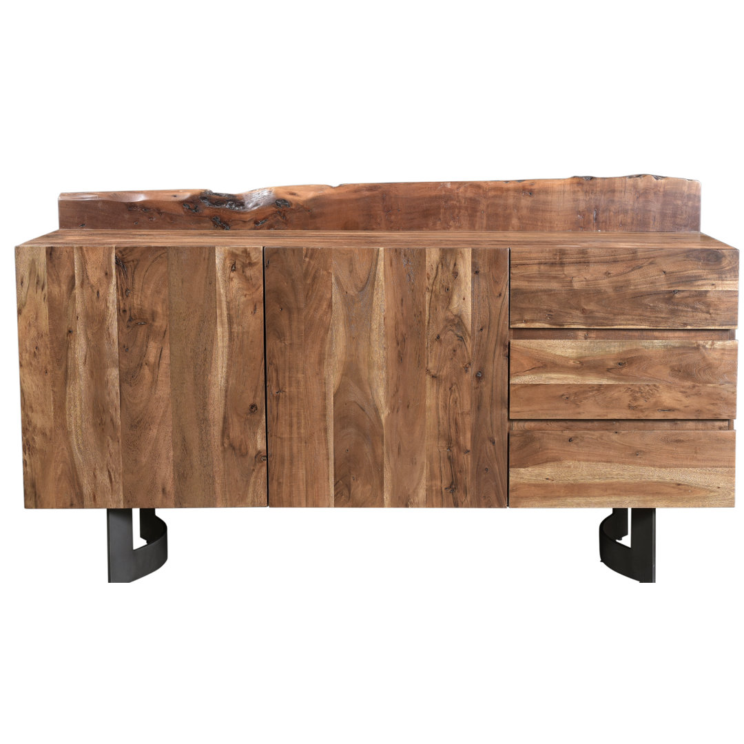 Burnell Solid Acacia Wood Sideboard AllModern
