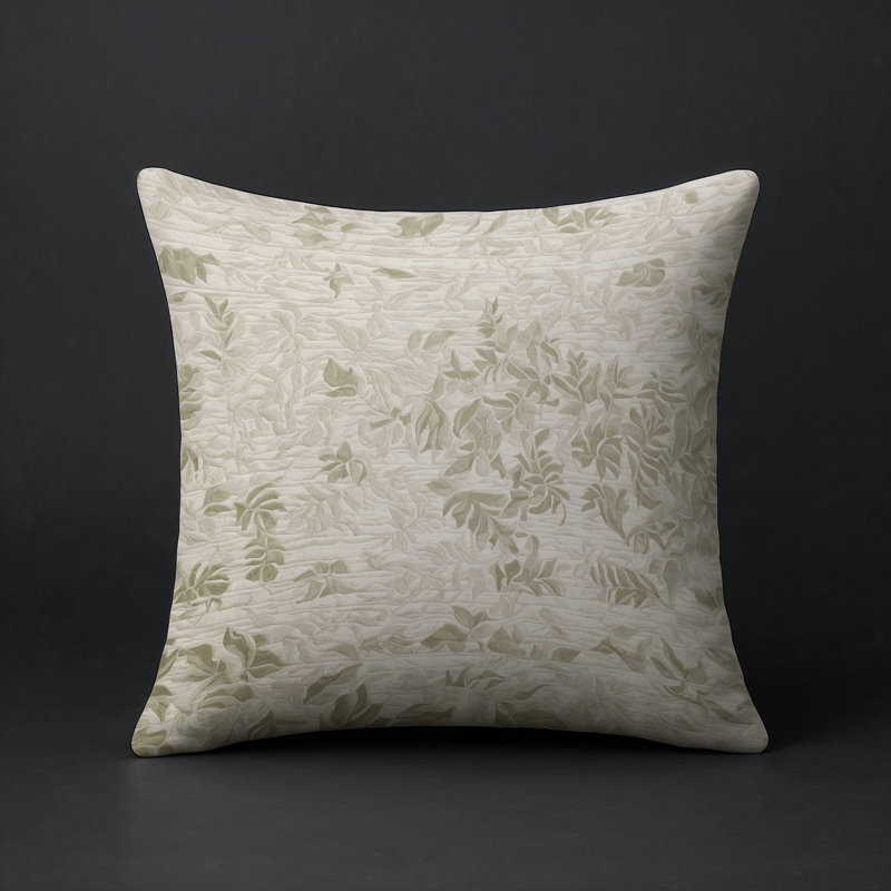 Coussin décoratif intérieur et extérieur Modern, Gris abstrait 83, Carré 18 po