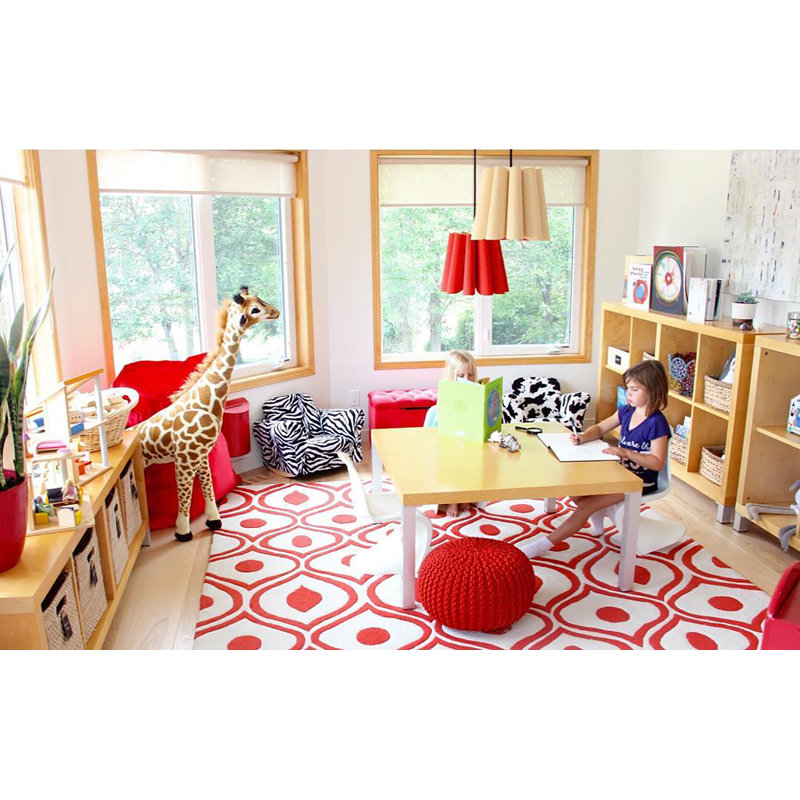 Renata 56 Long Pendant, Red