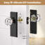 Faux bouton de porte octogonal en bronze huilé-121457998-123514355