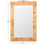 Anthea naturel / miroir naturel clair