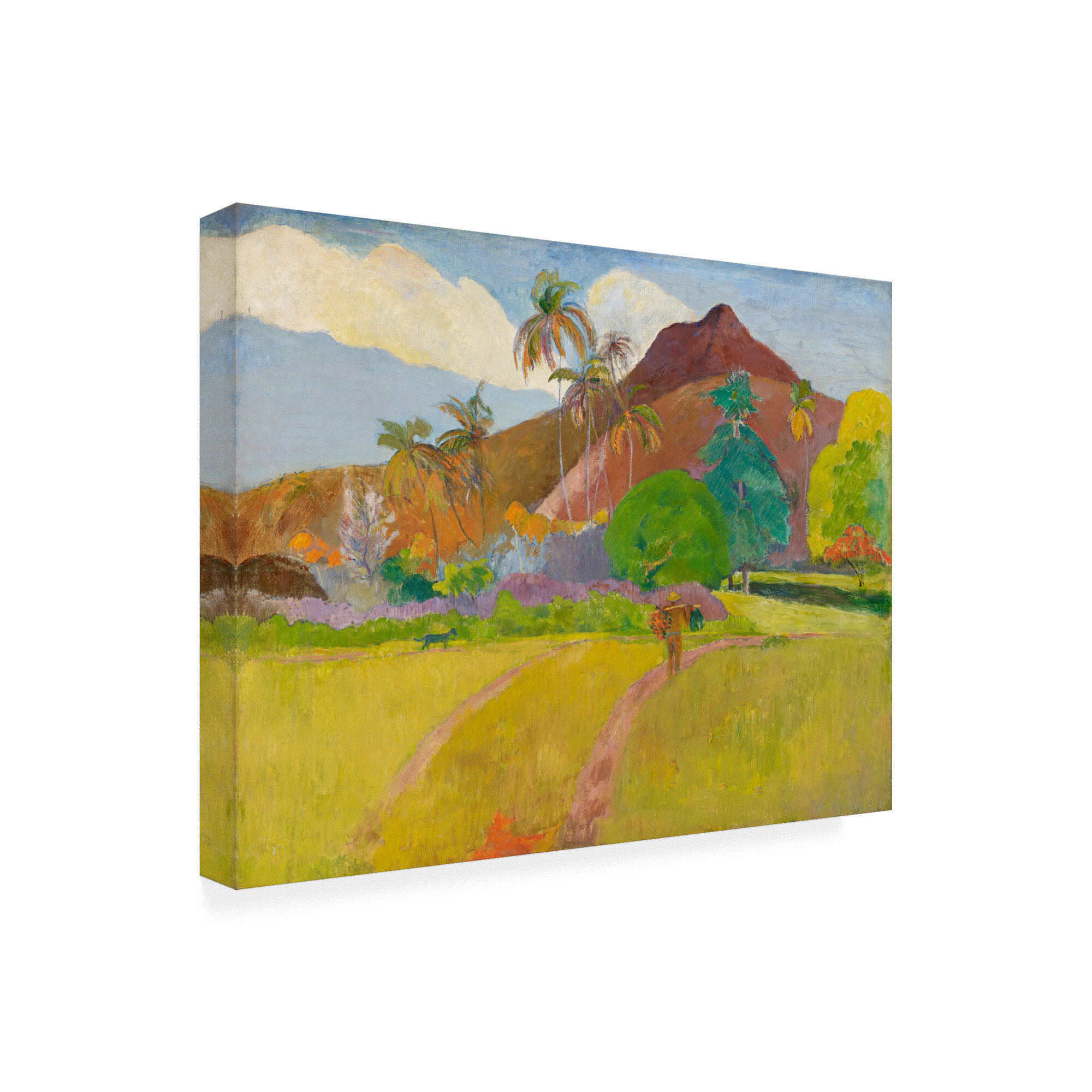 Vault W Artwork 'Tahitian Landscape' by Paul Gauguin - Wrapped Canvas ...