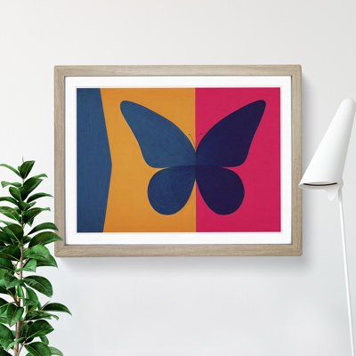 Butterfly Abstract Art Vol.2 - Framed Print