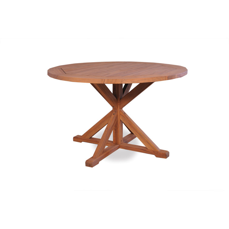 Teak Outdoor Round Teak Dining Table