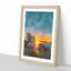 Sunrise Behind the Trees - Framed Print-56920756-56920757