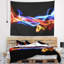 Tapisserie abstraite de feu et de glace-28483626