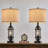Jacolbi 3 Way Dimmable Touch Control Table Lamp with Dual USB Ports