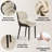 Modern Faux Leather Upholstered Dining Chairs Wingback Side Chairs With Metal Legs Set of 2-1837897107-1839904050