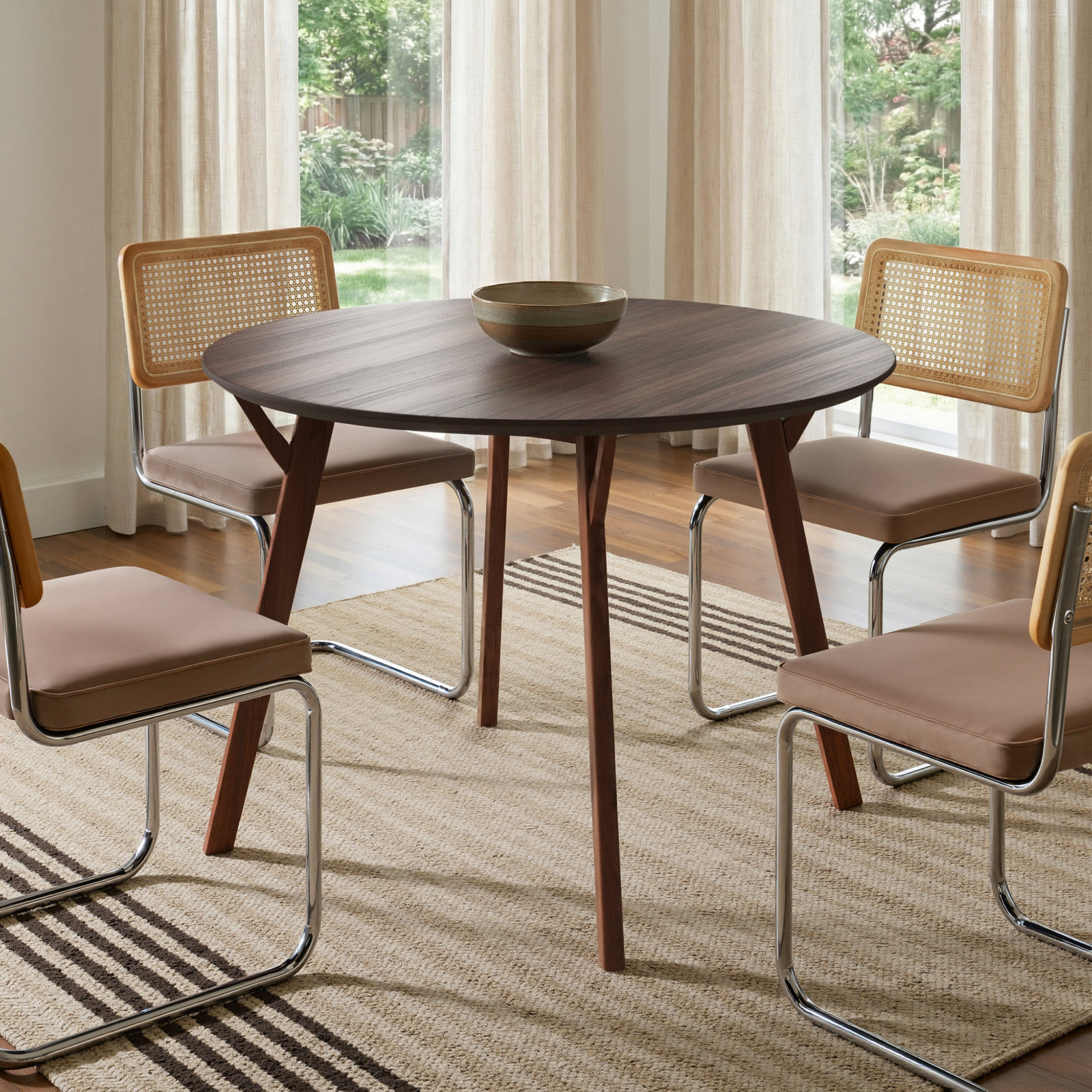 Evanston 42" Dining Table, Walnut