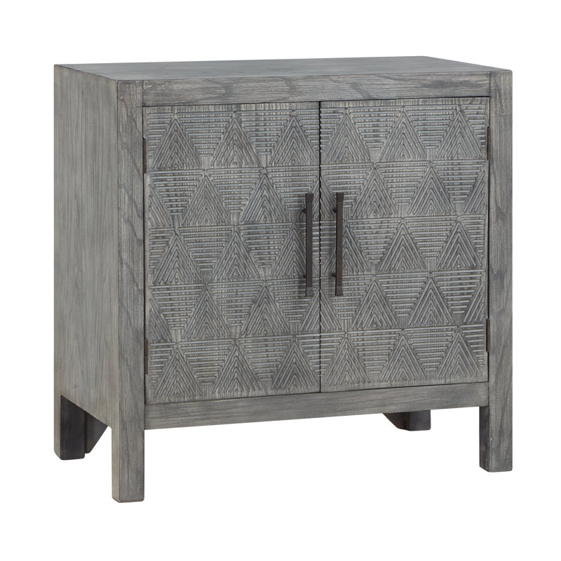 Armoire transitionnelle grise à deux portes La Jara
