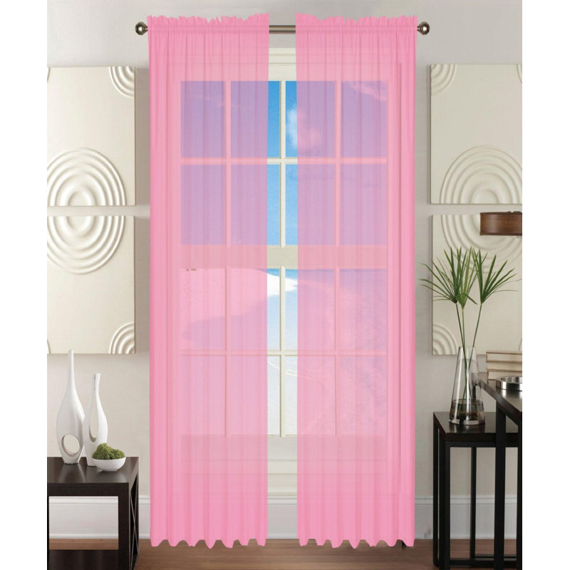 Ensemble de panneaux de rideau 2 pièces, Beige, L 84" x 60" W