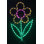 Large Daisy Spring Holiday Lighted Display