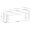 Banc rembourré en bois massif Ginnie-500583001