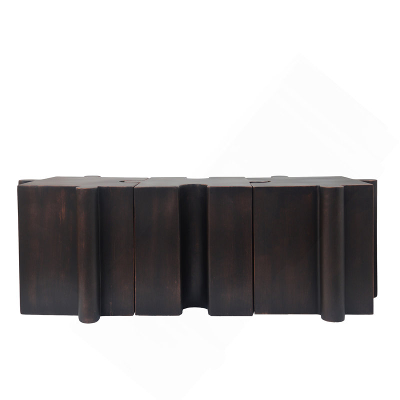 Puzzle Art Side Table, Modular Convex Edge MGO Table - Buy Singles Or Combine For Custom Layouts,  Indoor & Outdoor, Copper