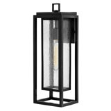 Republic Black 1 - Bulb Outdoor Wall Lantern