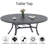 6 - Person 54" Round Patio Dining Sets With Swivel Chairs-2032459639