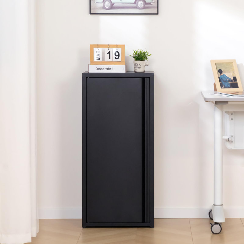 1 -Door Storage Cabinet, Black
