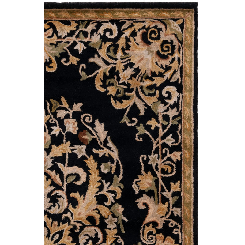 Balthrop Hand Tufted Wool Oriental Rug, Rectangle 3' x 5'