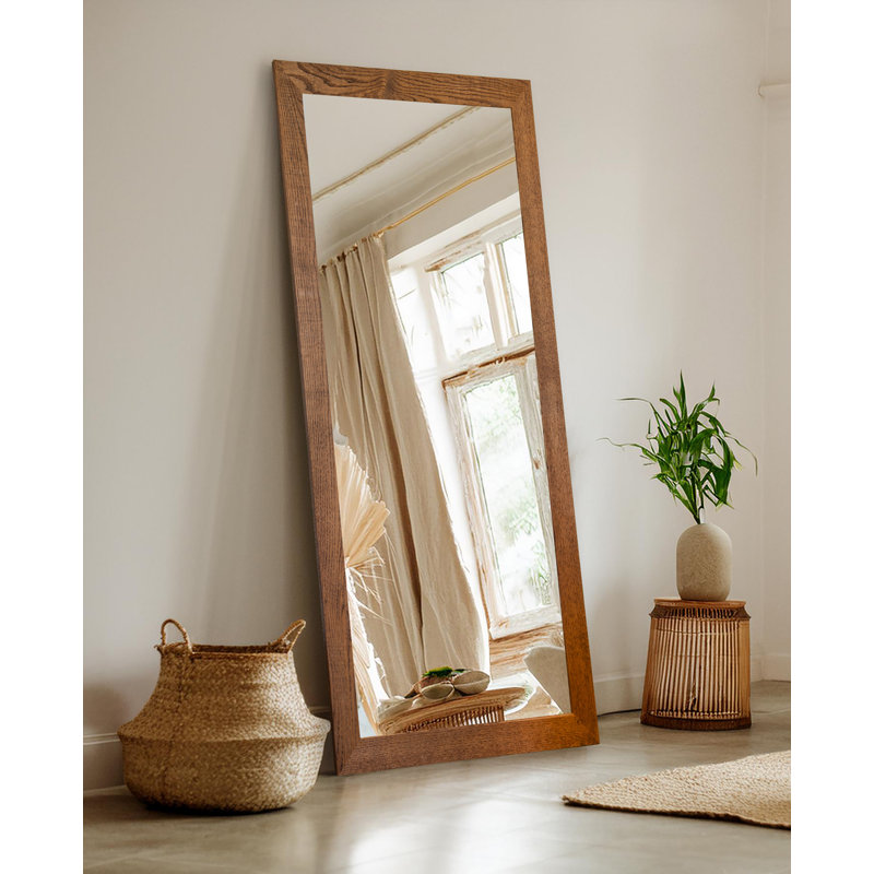 Lark Manor™ Ozark Hardwood Mirror, 33" x 70", Honey