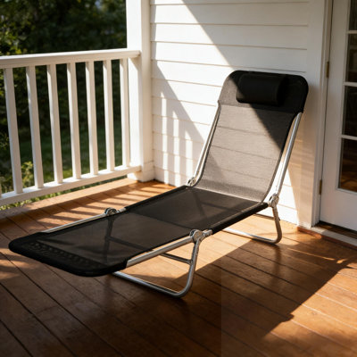 Patio Folding Chaise Lounge Chair