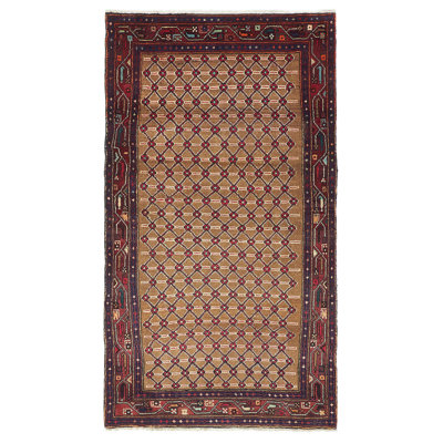 Tapis brun Andelz 3 pi 5 po x 6 pi 5 po