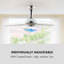 128cm Ceiling Fan with Light Kit-62758029