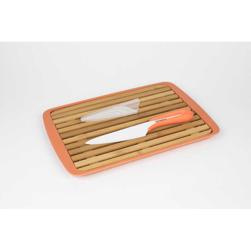 Couvercle de planche à découper Peterson Housewares Inc., Orange