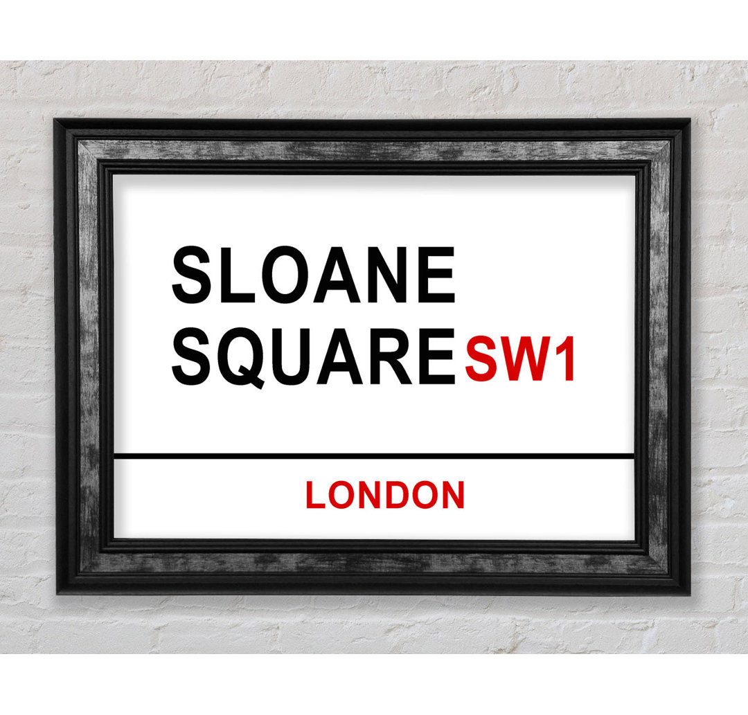 Sloane Square Schilder - Drucken