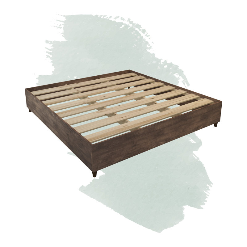 Baldomera Bed, Distressed Brown, King