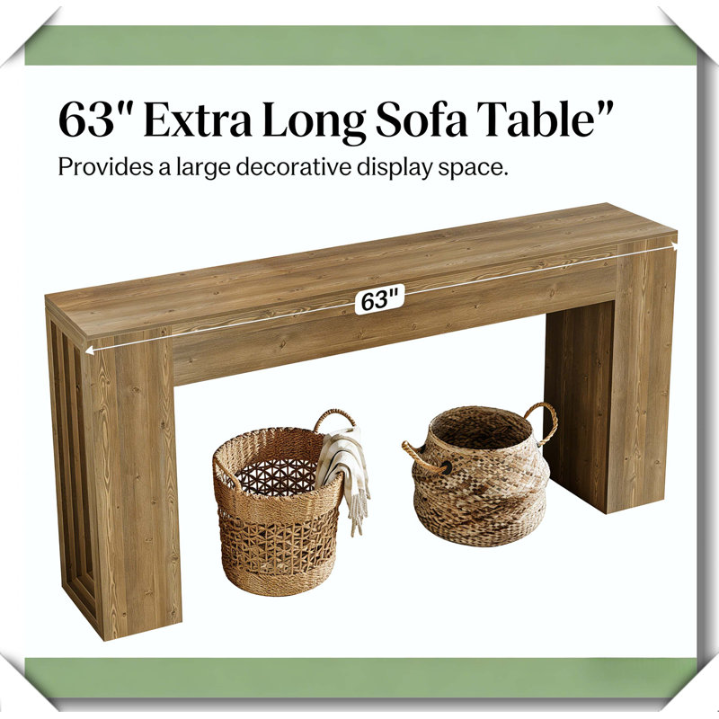 Grande table en bois robuste conçue pour durer
